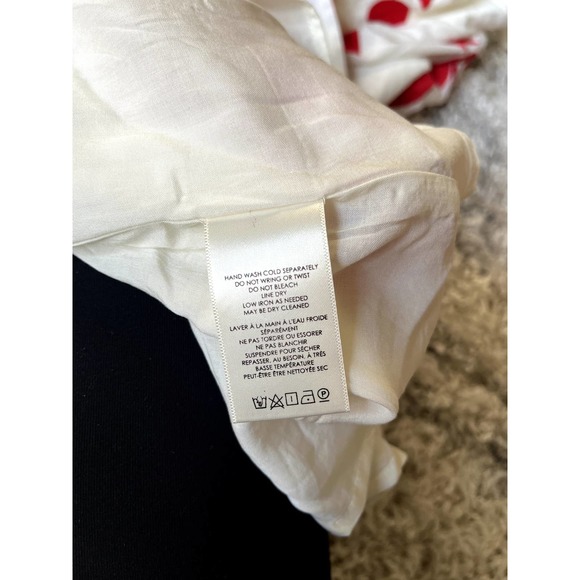 Anthropologie Red Embroidered Maxi Dress - Picture 6 of 6